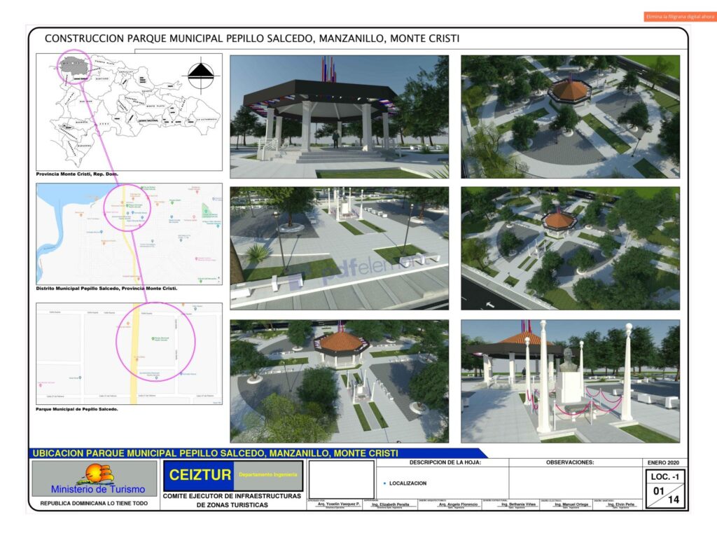 MAQUETA PARQUE MANZANILLO