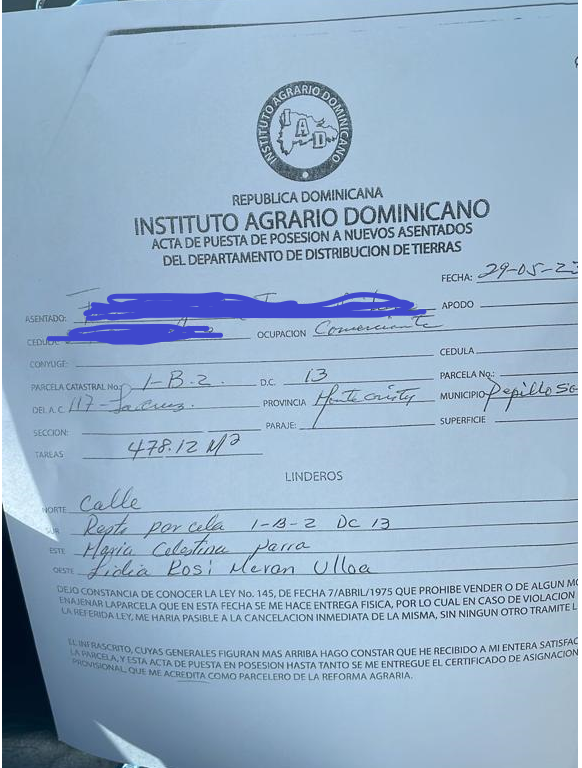 Supuesto titulo del IAD quE se entregan con fecha 23 de mayo de este ano